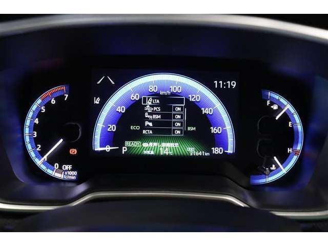 マルチインフォメーションディスプレイ付きのメーターです！エコ運転へ導く多彩な情報を表示してくれます。
