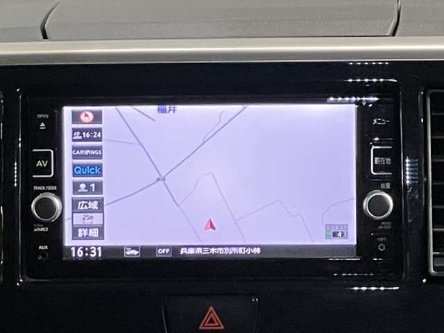 日産純正SDナビ（MM316D-W）です。クリアな画質を楽しんでいただけるフルセグ地デジTVなど、書ききれないほどの機能が満載です。