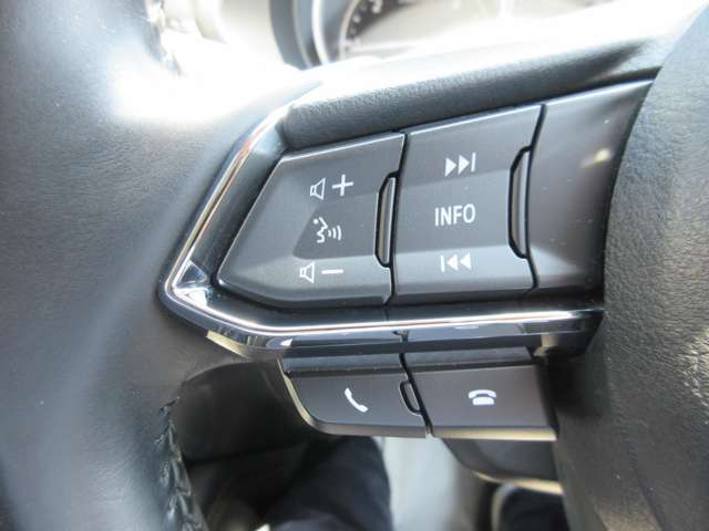 運転中でもハンドルを持ったまま電話に出えることが出来ます。