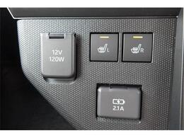 運転席/助手席シートヒーター付です。