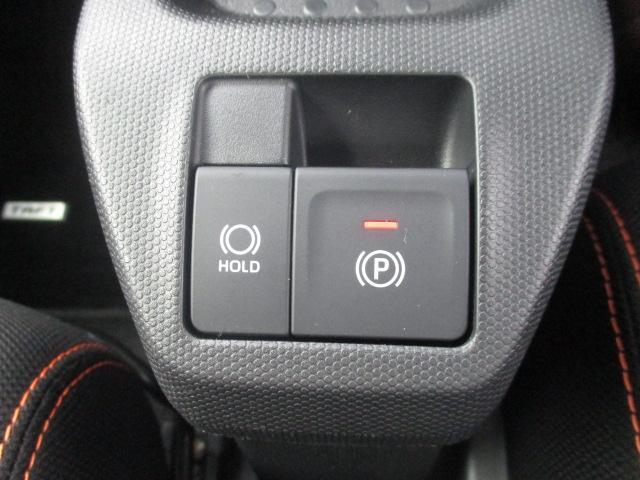 指先だけで簡単に操作ができる電動パーキングブレーキ！オートブレーキホールド機能も搭載しています。