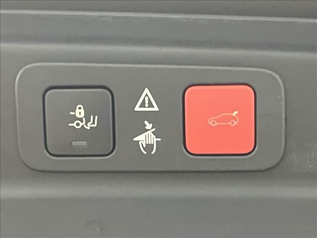 【電動リアゲート】ボタンひとつで大きなゲートも簡単に開閉可能です。背の高いSUVならではの装備は嬉しいですね。
