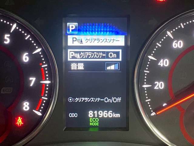 【コーナーセンサー】付きですので障害物に近づいたときに音で知らせてくれるので便利な機能です！！