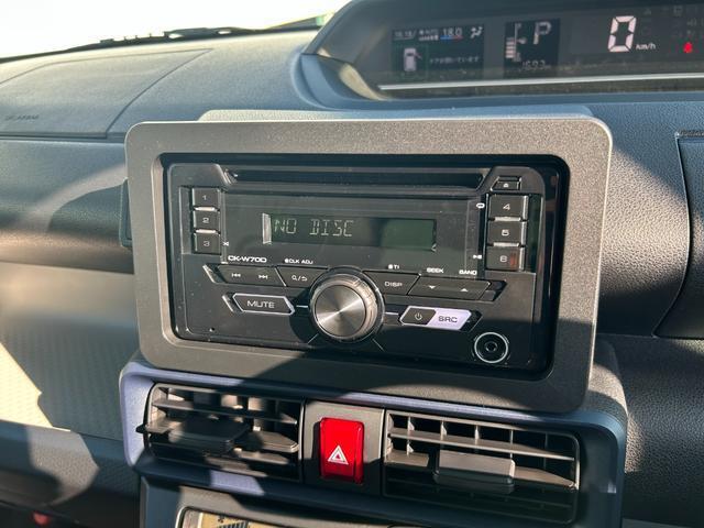 AUX　CD　ラジオが使えます！シンプルなので操作も簡単！