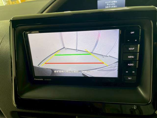 バックカメラを搭載♪これで狭い駐車場も安心ですね♪