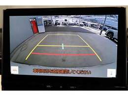 後方の死角を軽減し、狭い場所での切替しや駐車もしやすくなるバックモニターを装備しています。