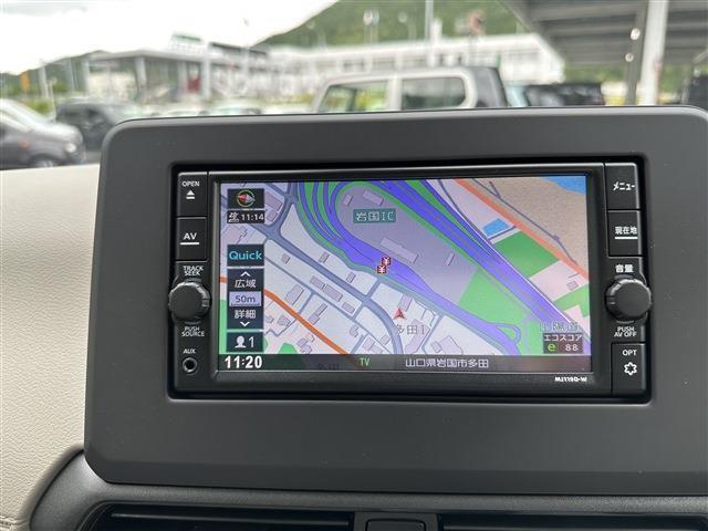 ☆必須アイテムのナビ装備！初めてのお出かけ先もしっかり案内してくれます！