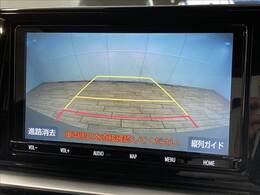 【バックカメラ】便利なバックカメラで安全確認もできます。駐車が苦手な方にもオススメな便利機能です。