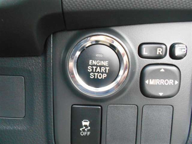 プッシュスタートシステムです！　ボタンを押すだけでエンジンのON、OFFが出来ます！！　とっても便利ですよ(^^♪