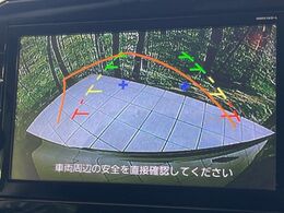 【バックカメラ】駐車時に後方がリアルタイム映像で確認できます。大型商業施設や立体駐車場での駐車時や、夜間のバック時に大活躍！運転スキルに関わらず、今や必須となった装備のひとつです！