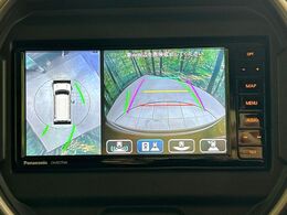 【全方位モニター用カメラ】専用のカメラにより、上から見下ろしたような視点で360度クルマの周囲を確認することができます☆死角部分も確認しやすく、狭い場所での切り返しや駐車もスムーズに行えます。