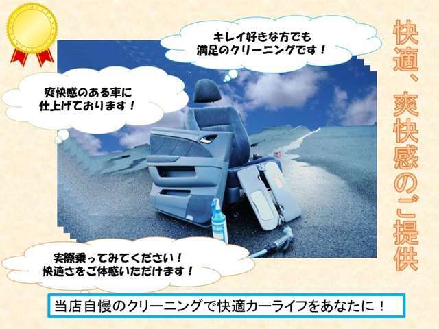 全車室内クリーニング済み、内装は全て取り外して徹底洗浄しています。