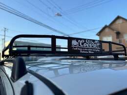 ココア専用ルーフラックをカスタム　デカール