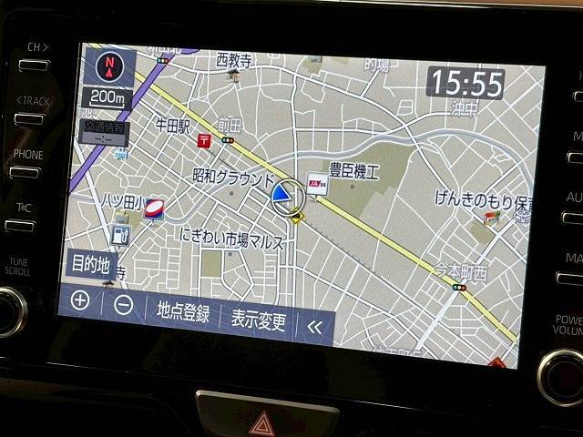 【純正ナビ】一体感のあるナビは、高級感ある車内を演出してくれます。Bluetooth再生などオーディオ機能も充実しておりますので、運転もより楽しめます♪