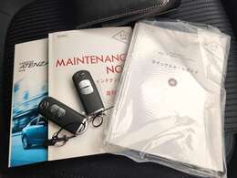 新車時メンテナンスノート・取扱説明書揃ってます。（スペアキー有）