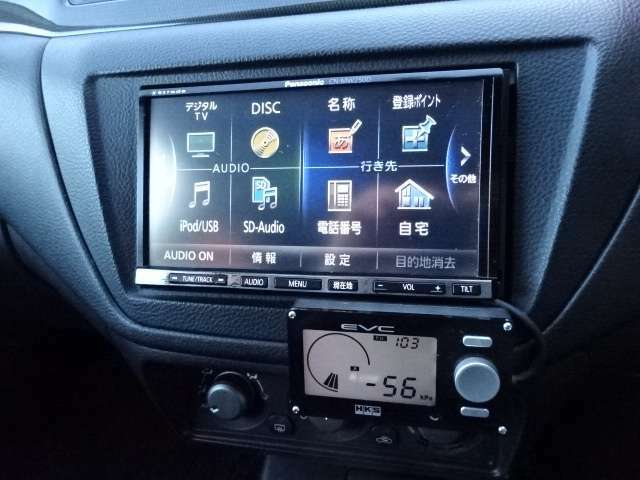 社外ナビTVに変更済みです！機能も多数付いておりますのでご満足頂けると思います！社外スピーカーへの交換等も承りますのでお気軽にご相談下さい！オーディオ関係のカスタムもご依頼お待ちしております！