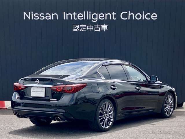 外装色：メテオフレークブラックP 2コートパールです。1年間走行無制限保証。全国の日産サービス工場で保証整備が可能です。有料で最長3年間のワイド保証プレミアムもございます。