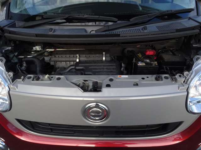 そしてエンジンルーム、660CCのエンジンはマチナカでも十分に走ってくれる！