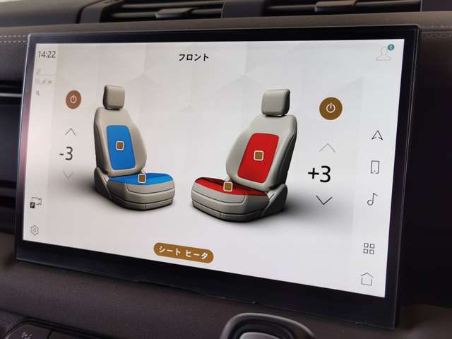 【ヒーター＆ベンチレーション付きフロントシートOP価格210,000円】季節を問わず快適なドライブができるようヒーター＆ベンチレーションが搭載されております。