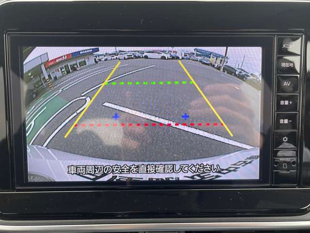 バックモニター付なので、車庫入れも安心です。
