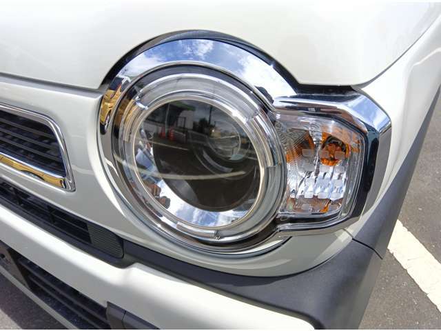 LEDヘッド・ポジションランプで夜道も安心して行先を明るく照らしてくれます☆
