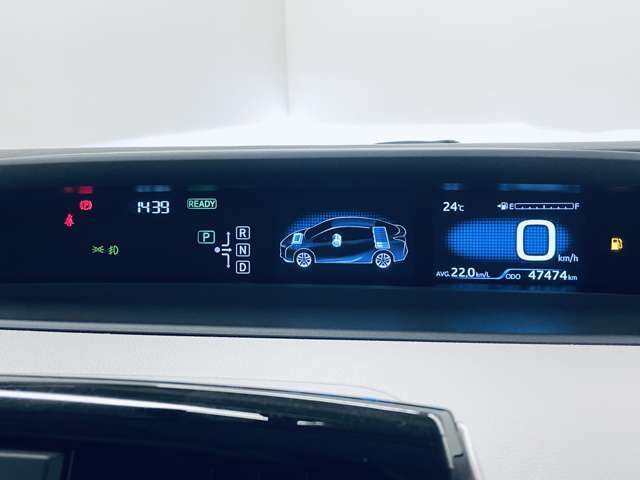 「メーター」視認性の良いメーター類です。入庫時の走行距離を表示しています。