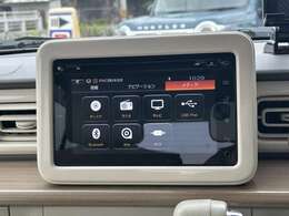 Bluetooth対応地デジテレビ付き☆CD・DVD・スマホの音楽再生もできるので運転中退屈することもありません♪
