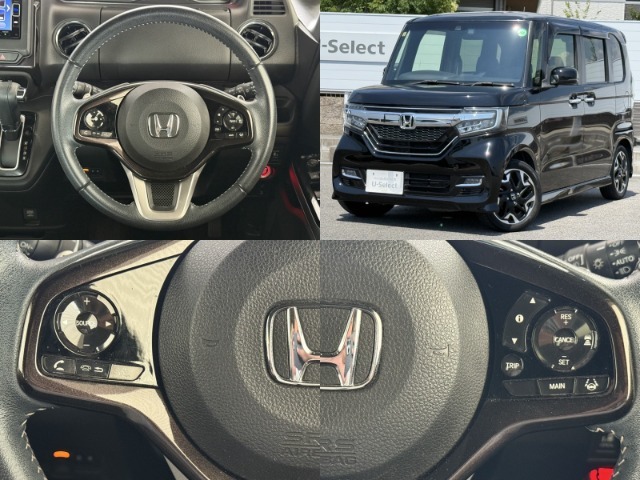 クルーズコントロール、ステアリングリモコンスイッチも付いておりますので運転中の操作も楽々ですよ！