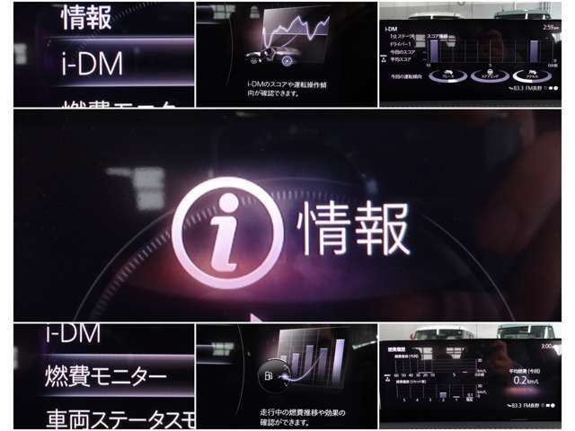 iDMといった運転スキル向上を支援するシステムも搭載され、燃費モニターと合わせて、車を通して運転技術アップ↑↑↑