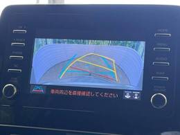 【バックカメラ】駐車時に後方がリアルタイム映像で確認できます。大型商業施設や立体駐車場での駐車時や、夜間のバック時に大活躍！運転スキルに関わらず、今や必須となった装備のひとつです！