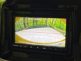 【バックカメラ】駐車時に後方がリアルタイム映像で確認できます。大型商業施設や立体駐車場での駐車時や、夜間のバック時に大活躍！運転スキルに関わらず、今や必須となった装備のひとつです！