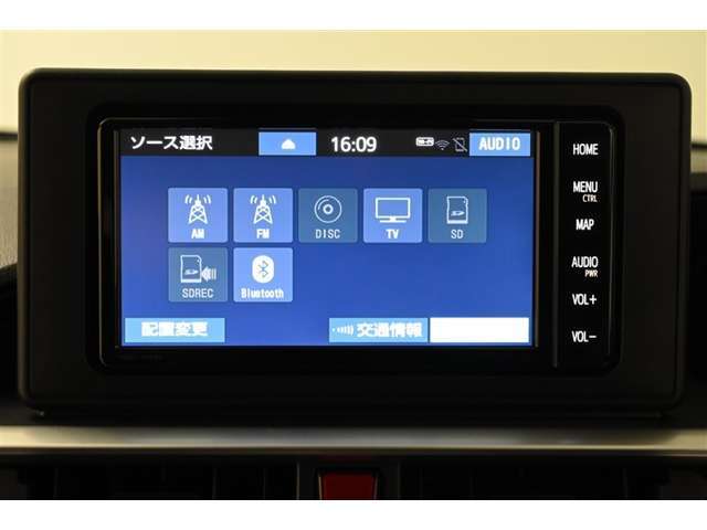 ナビ　　オーディオソース選択画面です。