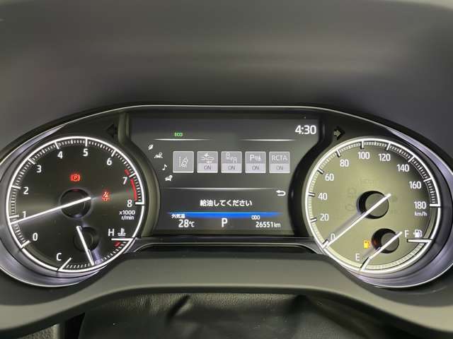 【スピードメーター】メーターがシンプルで見やすく運転しやすいですね！