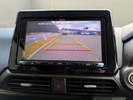 リヤビューカメラも装備。