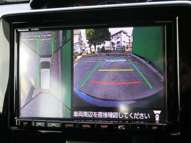 ☆全方位モニター付きなので、運転席から死角になる場所も確認できて安心です☆