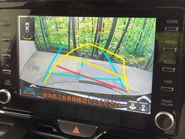 【バックカメラ】駐車時に後方がリアルタイム映像で確認できます。大型商業施設や立体駐車場での駐車時や、夜間のバック時に大活躍！運転スキルに関わらず、今や必須となった装備のひとつです！