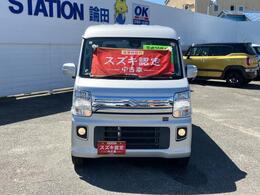 エブリイPZターボスペシャル入荷しました！ナビやLEDヘッドランプ（ロービーム）、フロントドライブレコーダー、リア両側電動スライドドア、フルオートエアコン、電動ステップ（左側）などを装備した一台です！