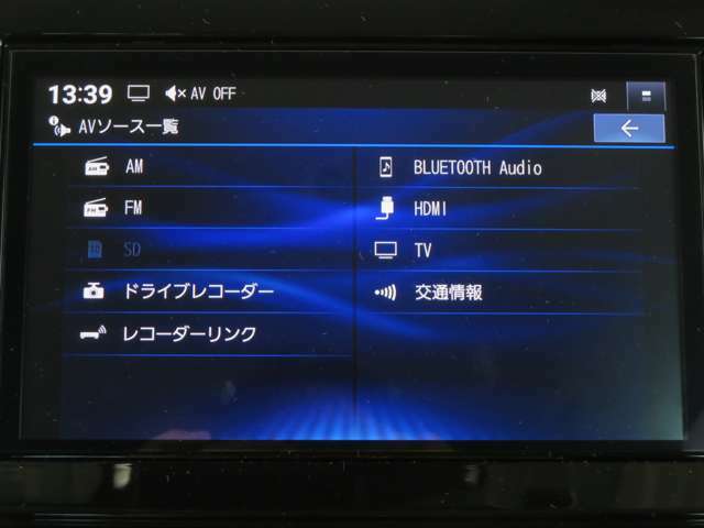 フルセグTV内蔵ナビゲーション☆BluetoothやHDMI等の入力に対応♪