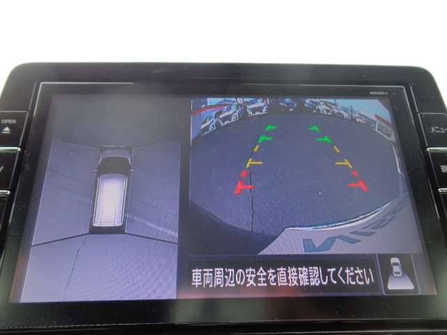 アラウンドビューモニターが、駐車をサポートしてくれますよ！