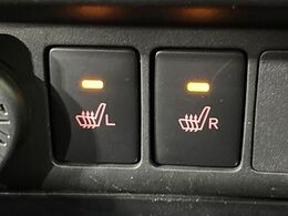 【シートヒーター】寒い日に重宝するシートヒーター！エアコンより早く温まってくれるので寒がりの人も安心ですね♪エアコンの温風は乾燥するから苦手、という方にもをおすすめです。