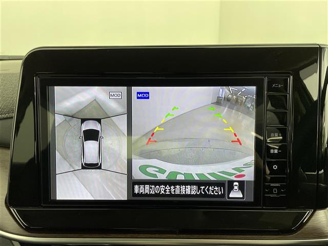 【　全方位カメラ　】上から見下ろしたように駐車が可能です。安心して縦列駐車も可能です♪