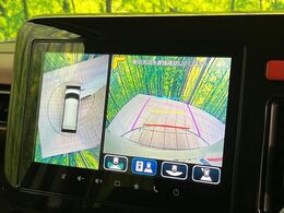 【全方位モニター用カメラ】専用のカメラにより、上から見下ろしたような視点で360度クルマの周囲を確認することができます☆死角部分も確認しやすく、狭い場所での切り返しや駐車もスムーズに行えます。