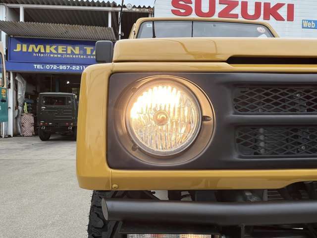 IPF製ハイパーヘッドライトを装着！光量充分で明るいですよ。暗い山道も安心です。