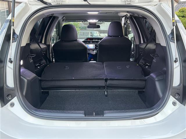 【シートアレンジ】乗せる人数、荷物によってシートをアレンジすれば、ダンボールなどの大きい荷物や、釣り具などの長尺物も載せられそうですね！