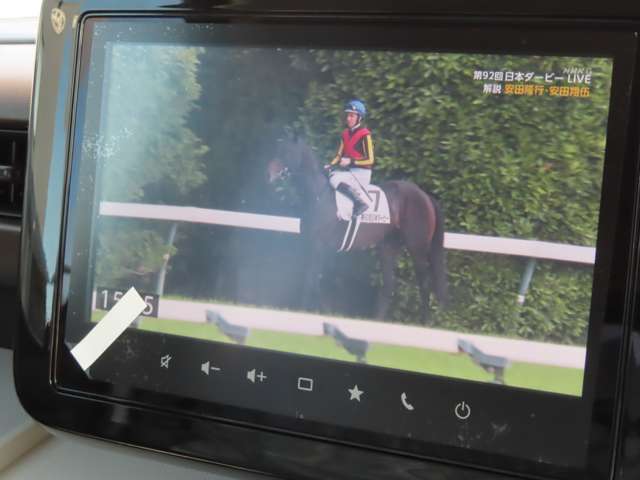 地デジフルセグチューナー内蔵！高画質でテレビをお楽しみください！