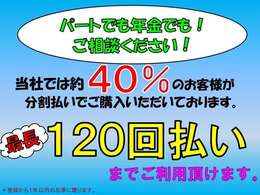 ★弊社オートローンのお知らせ★最大120回払いOK！審査時間最短10分！免許証をご持参ください。