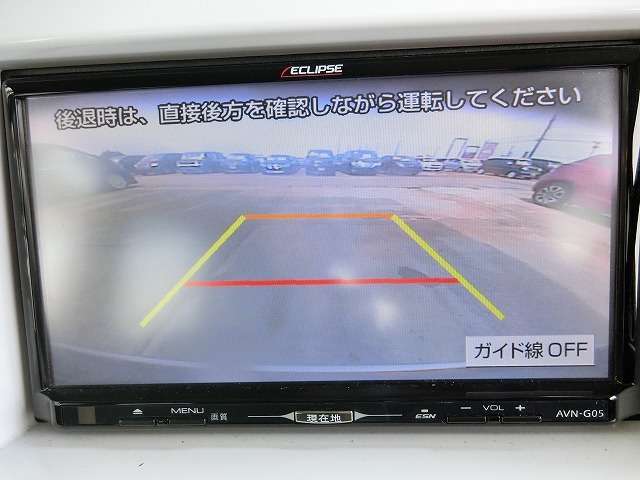 カラーバックカメラ付き