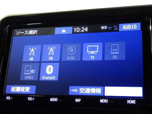 ブルートゥースオーディオ機能付です！お持ちの　i-Pоdなどで音楽を楽しめます。