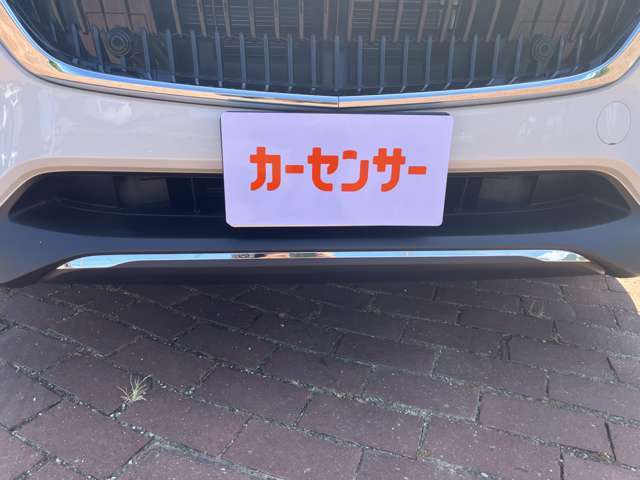 バンパー下部にメッキガーニッシュを装着しました