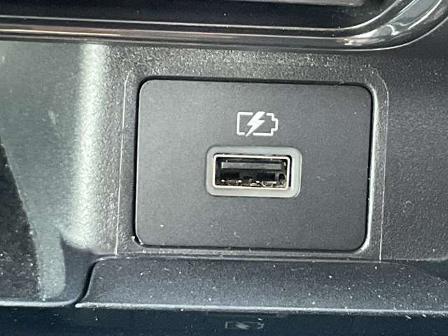 USBソケットを装備。携帯電話などを充電できます。